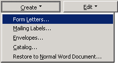 how to mail merge labels from excel to word 2000